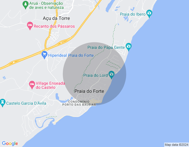 Imóvel no mapa