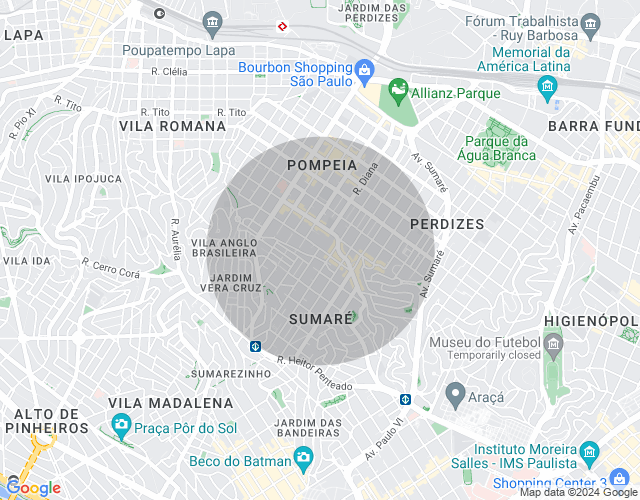 Imóvel no mapa