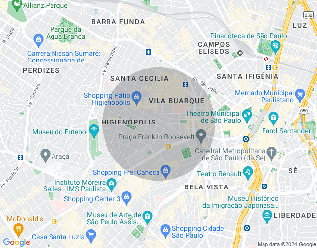 Imóvel no mapa