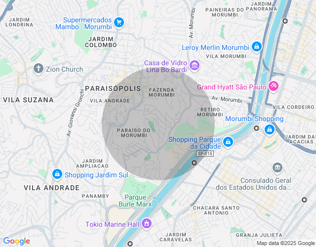 Imóvel no mapa