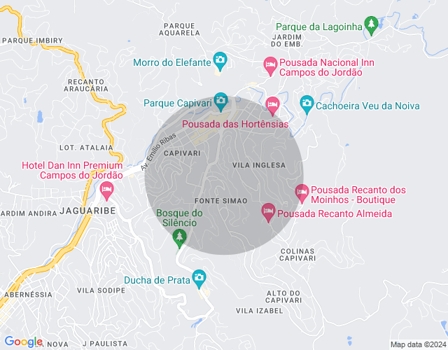 Imóvel no mapa