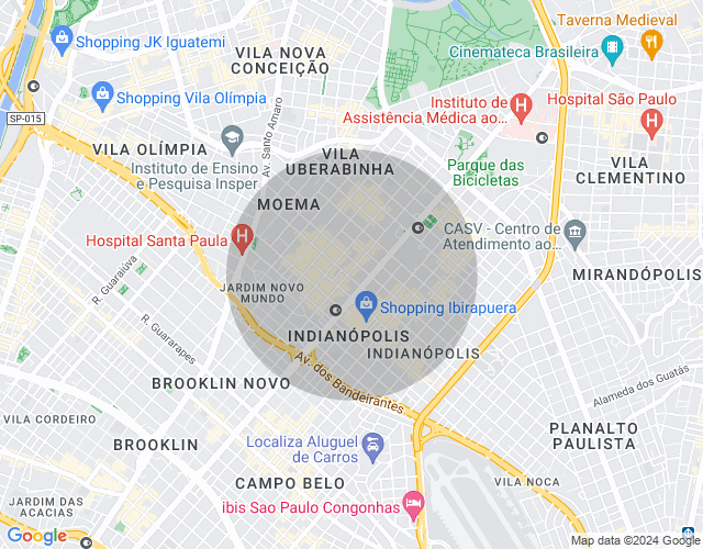 Imóvel no mapa