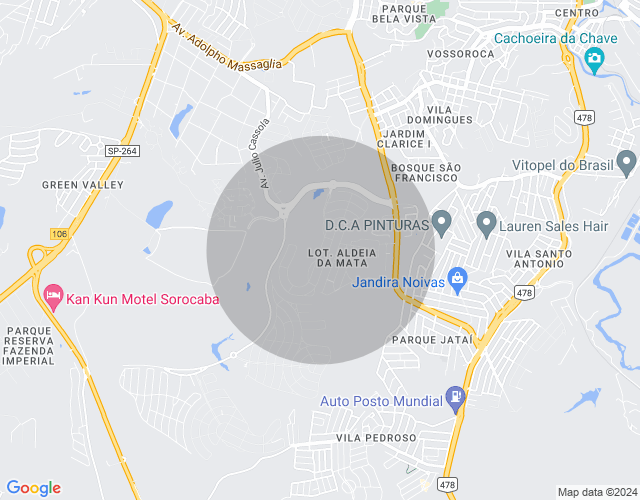Imóvel no mapa