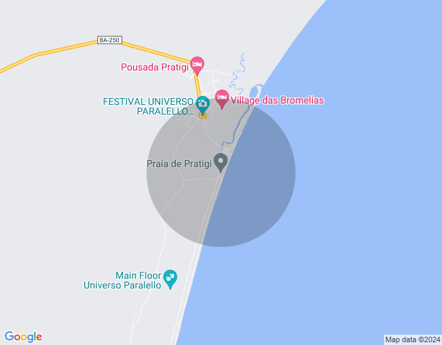 Imóvel no mapa