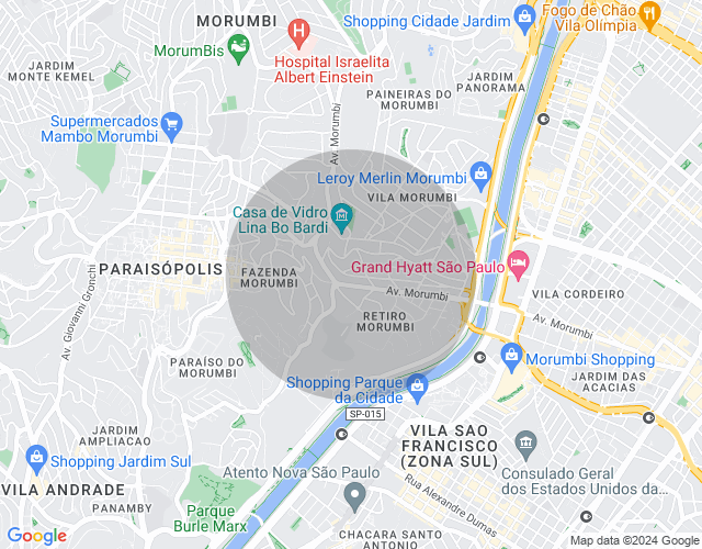 Imóvel no mapa