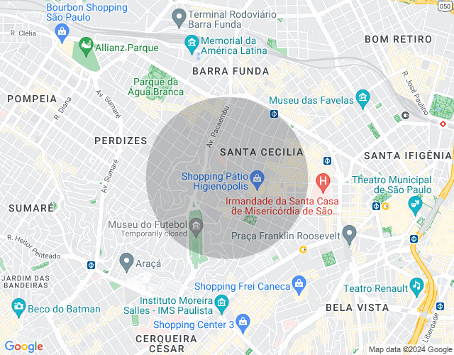 Imóvel no mapa