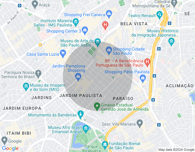 Imóvel no mapa
