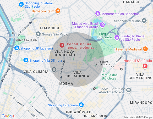 Imóvel no mapa