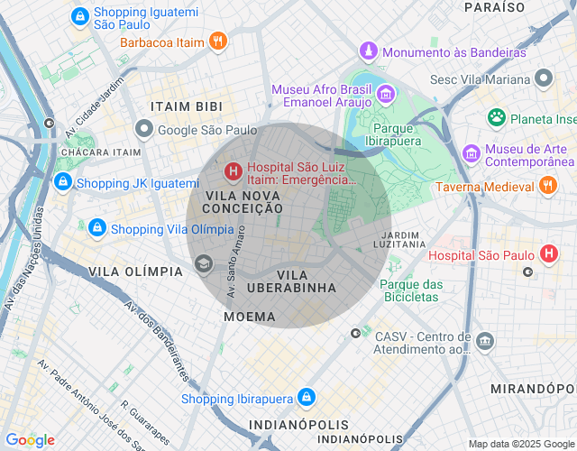 Imóvel no mapa