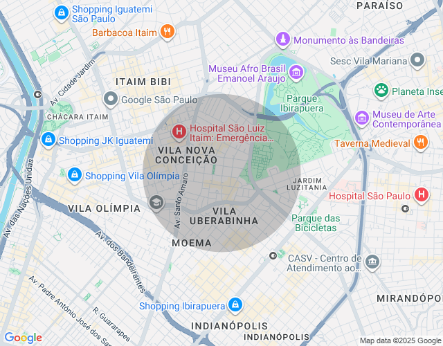 Imóvel no mapa