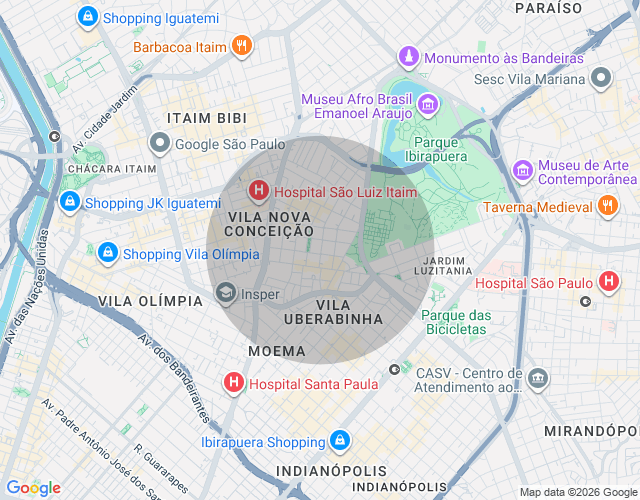 Imóvel no mapa