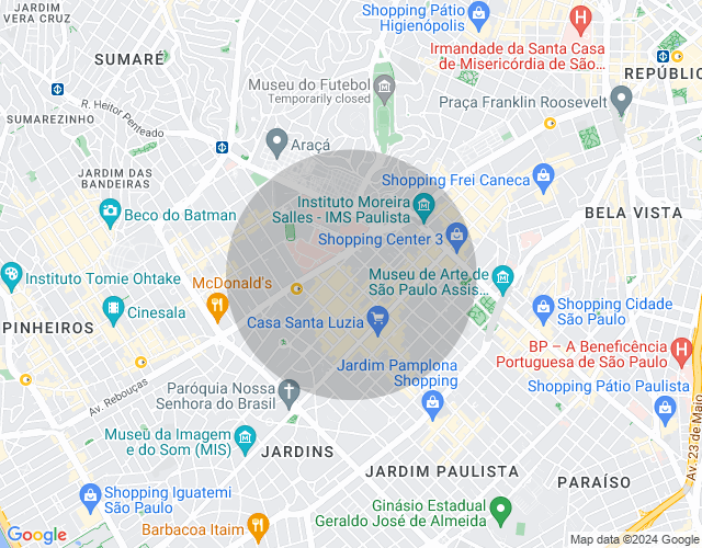 Imóvel no mapa