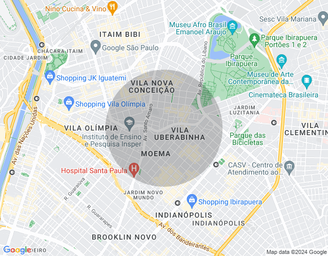 Imóvel no mapa
