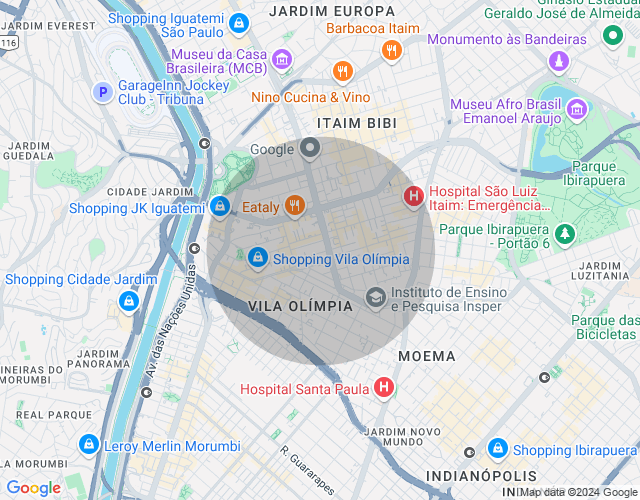 Imóvel no mapa