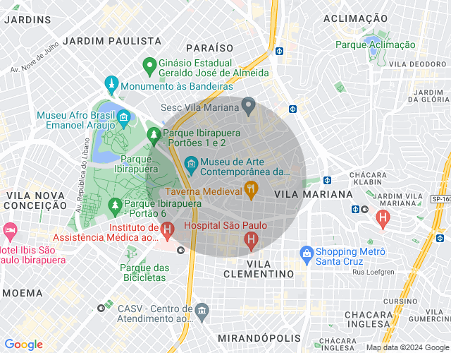 Imóvel no mapa
