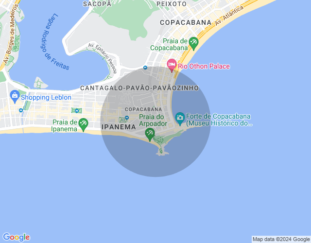 Imóvel no mapa