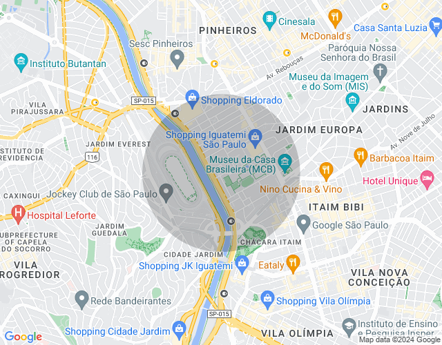 Imóvel no mapa