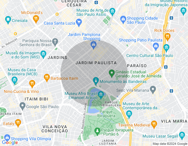 Imóvel no mapa