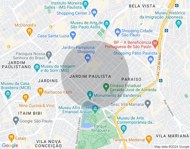 Imóvel no mapa