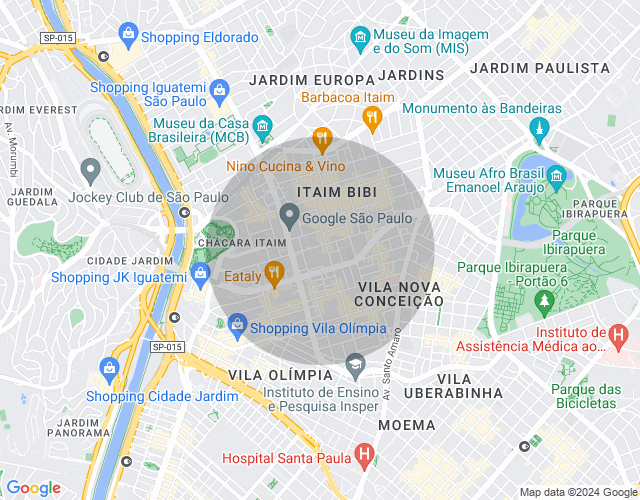 Imóvel no mapa