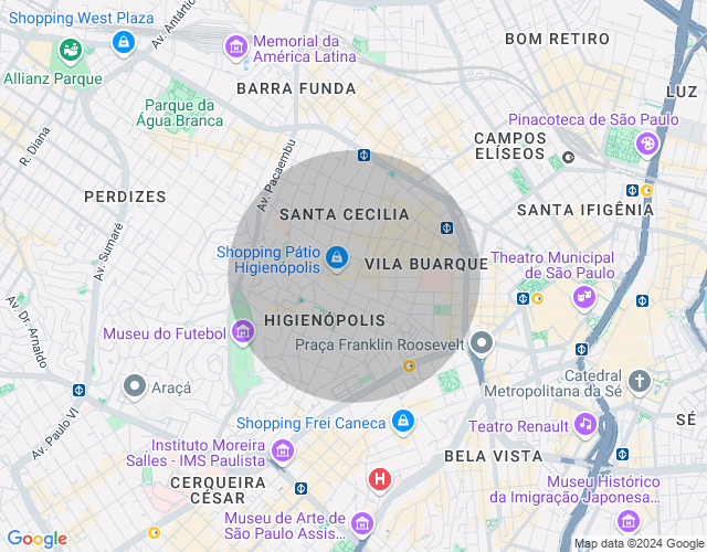 Imóvel no mapa