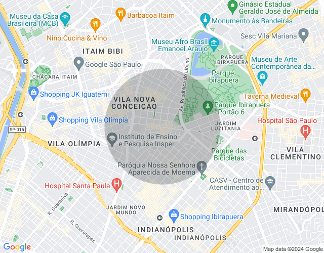 Imóvel no mapa