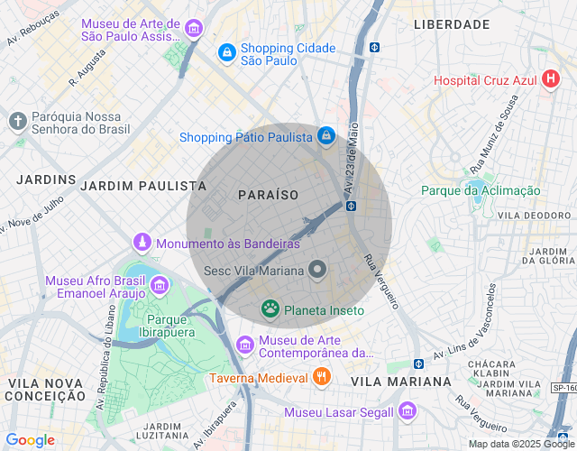 Imóvel no mapa