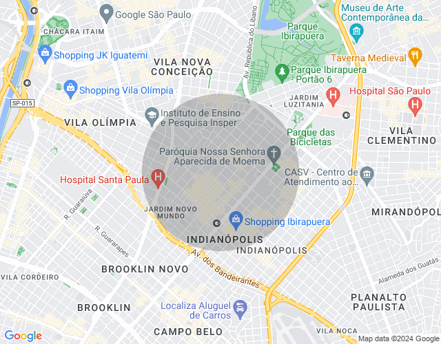 Imóvel no mapa