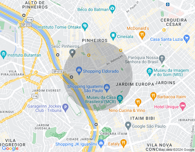 Imóvel no mapa