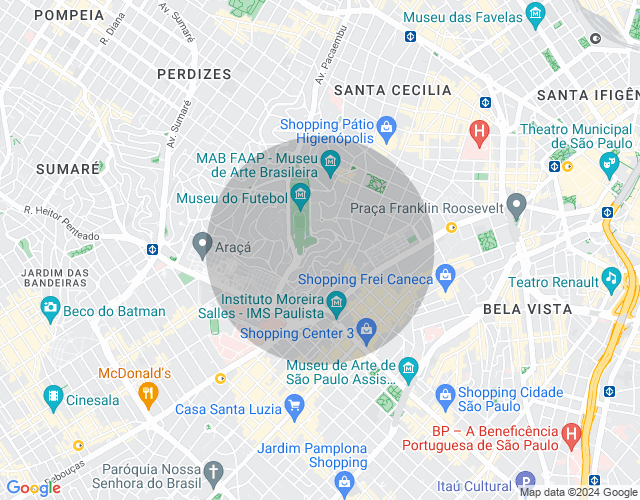 Imóvel no mapa