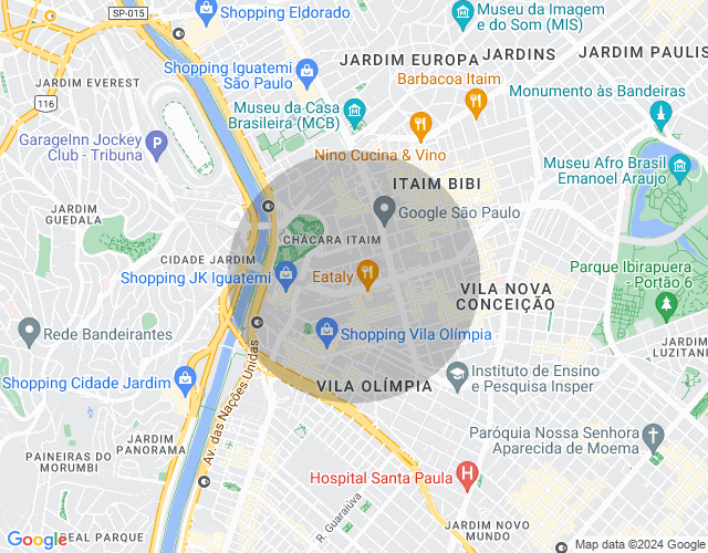 Imóvel no mapa