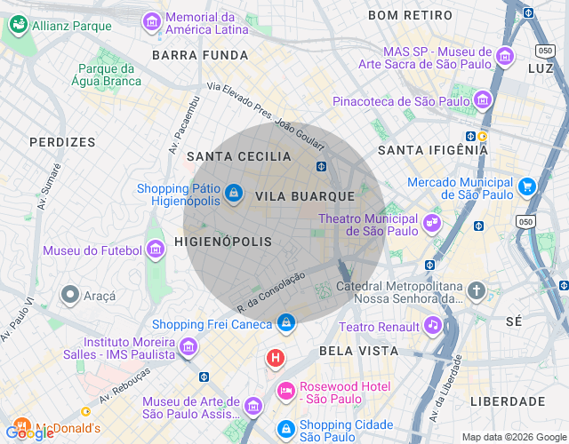 Imóvel no mapa