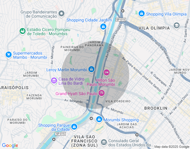 Imóvel no mapa