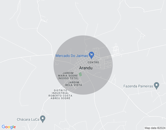 Imóvel no mapa