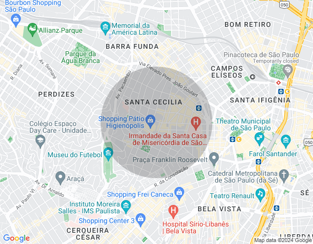 Imóvel no mapa
