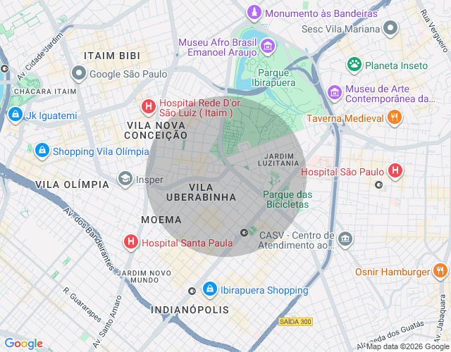 Imóvel no mapa