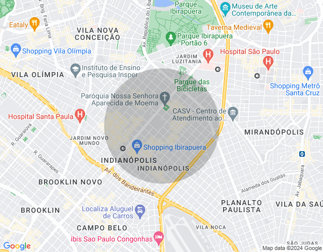 Imóvel no mapa