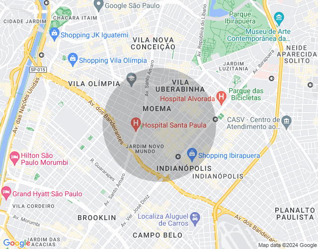 Imóvel no mapa