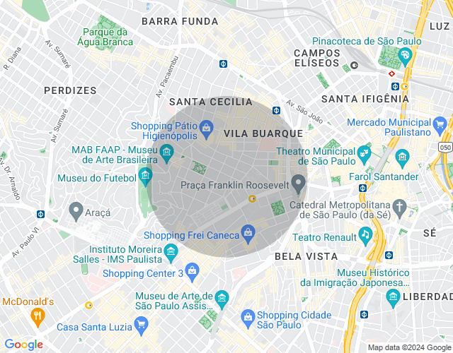 Imóvel no mapa