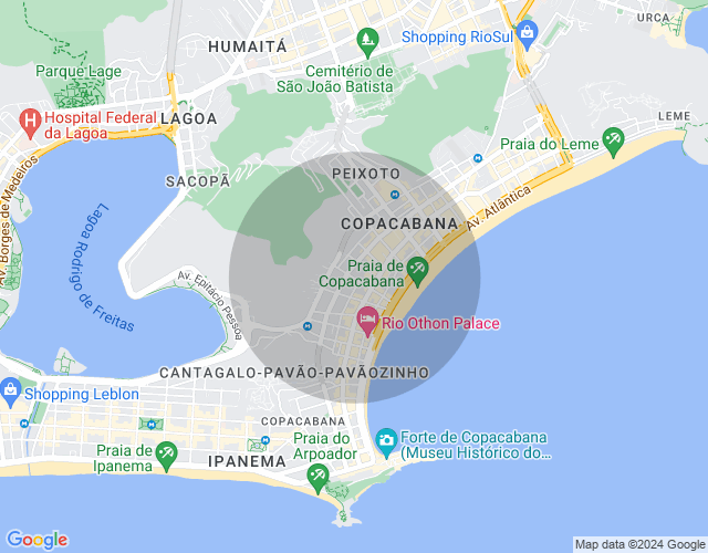 Imóvel no mapa