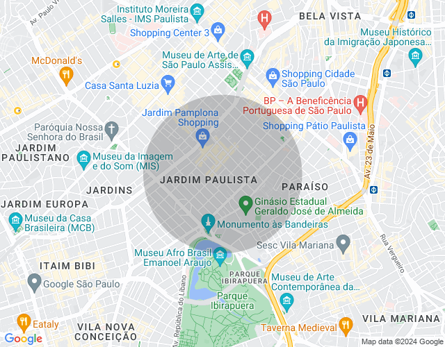 Imóvel no mapa