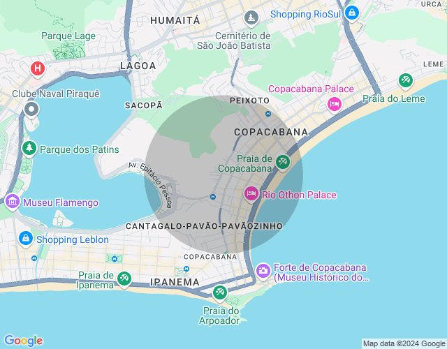 Imóvel no mapa