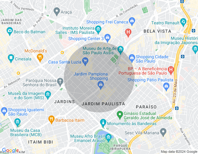 Imóvel no mapa