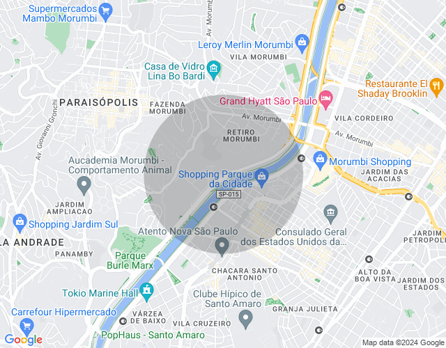 Imóvel no mapa