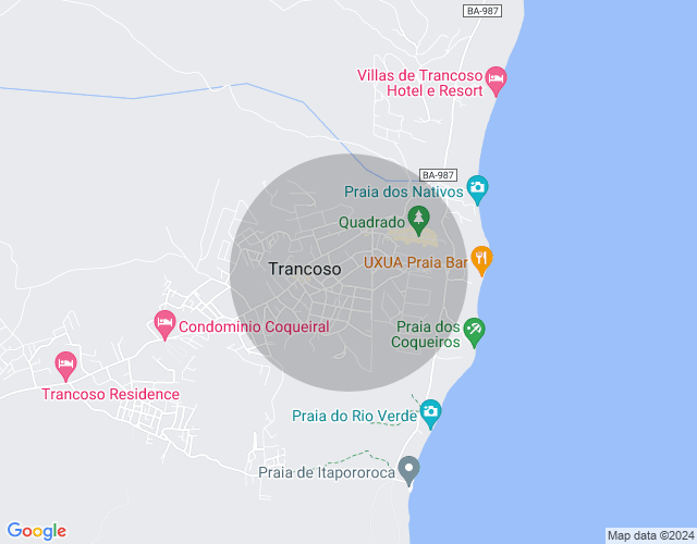 Imóvel no mapa