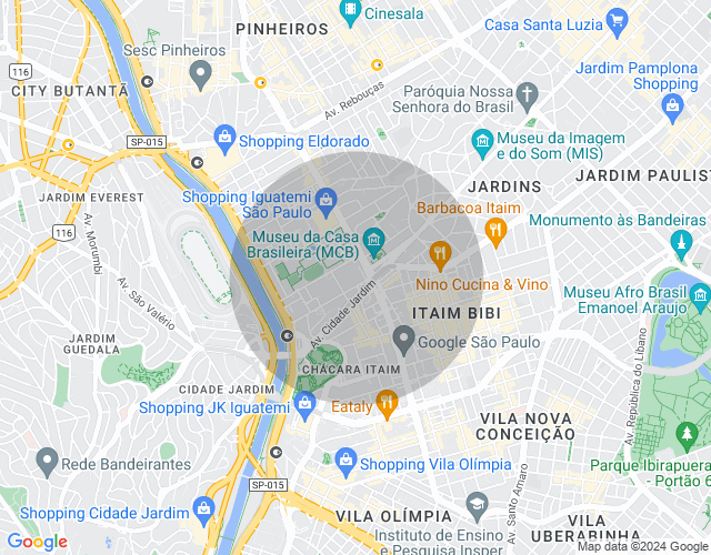 Imóvel no mapa