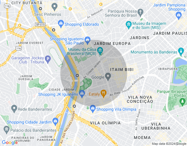 Imóvel no mapa