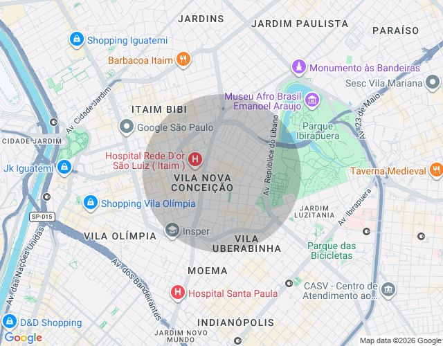 Imóvel no mapa