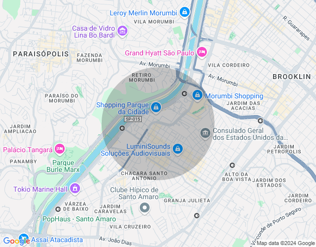 Imóvel no mapa