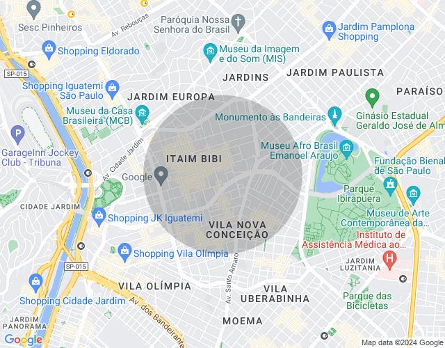 Imóvel no mapa